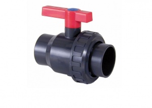 PVC Single Union Ball Valves (Metric)